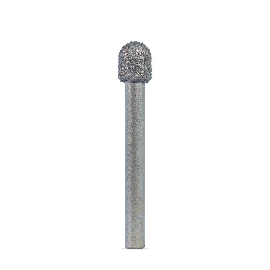 Aris Stilo Gambo 6 mm Cilindrica Testa Raggiata fresa elettrolitica per marmo